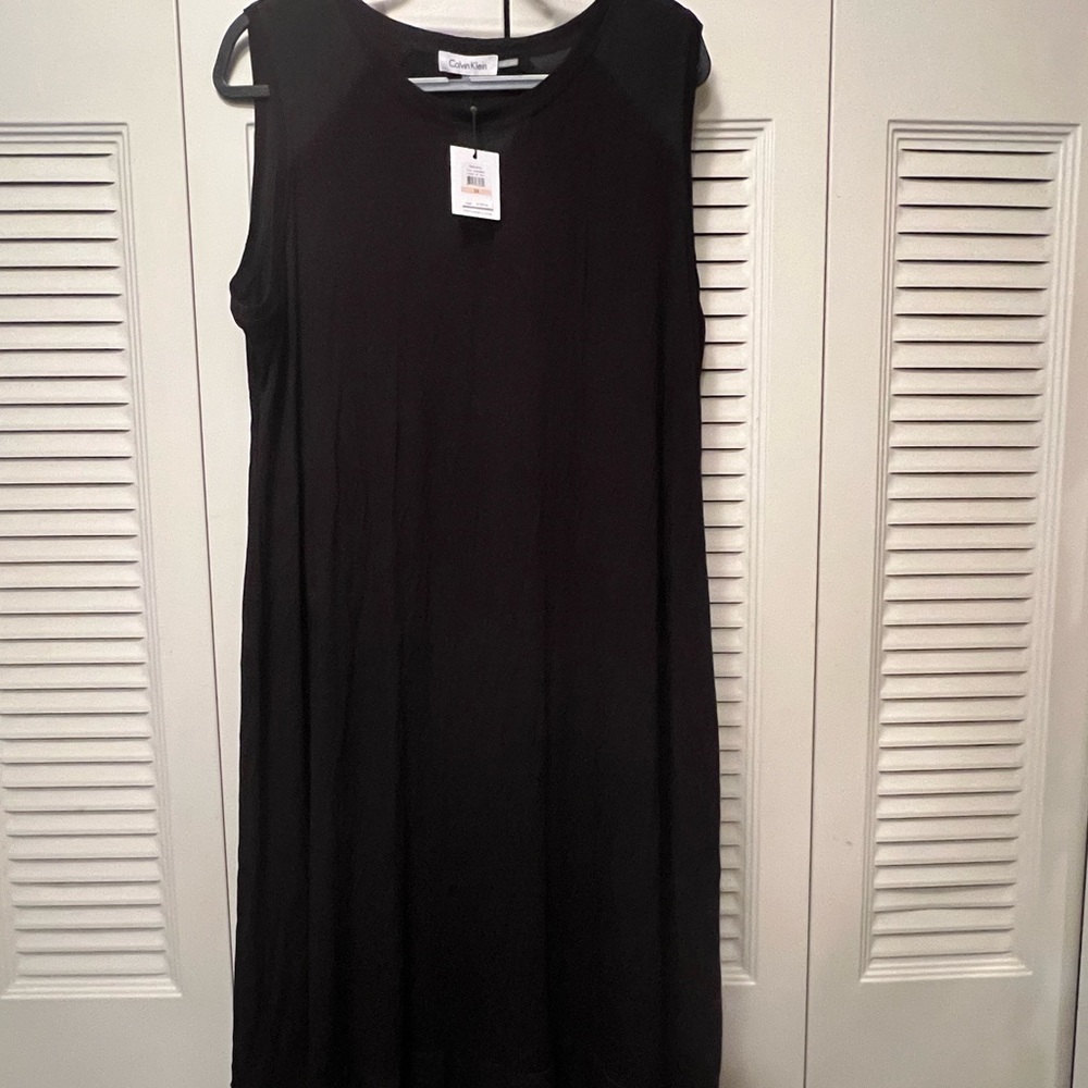 calvin kline 2 x sleeveless dress
